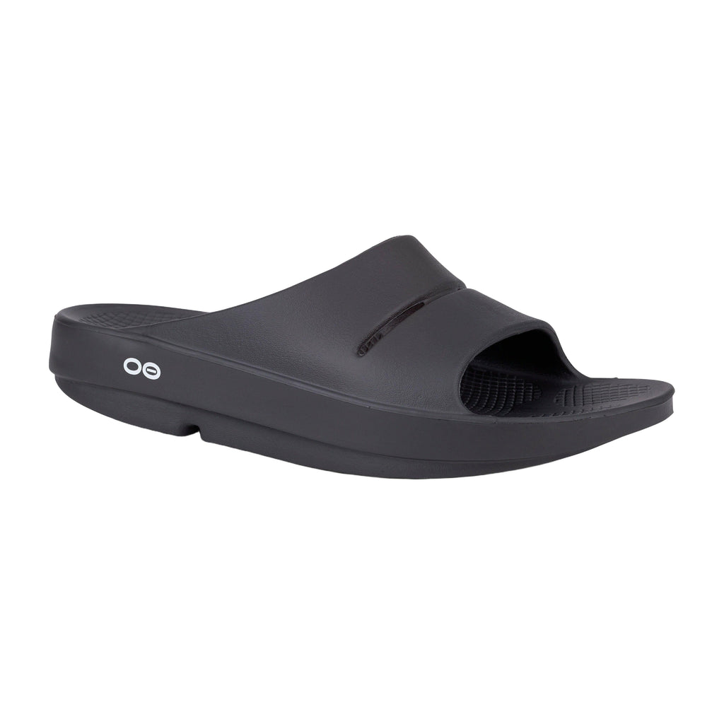 OOFOS Unisex Ooahh Slide Sandals in Black