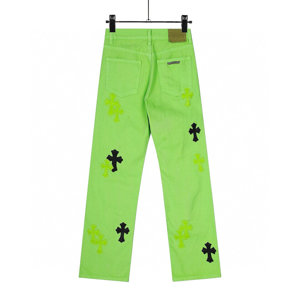 Chrome-Hearts NEW Pants 8166