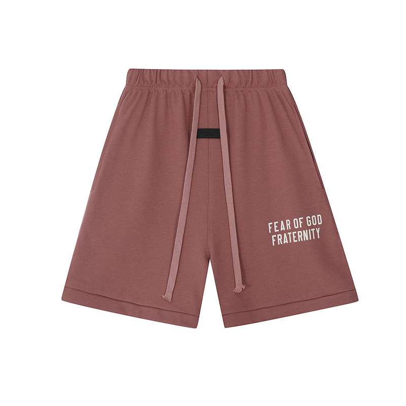 FW24 FRATERNITY T-Shirt / Shorts / Set - Wine Red