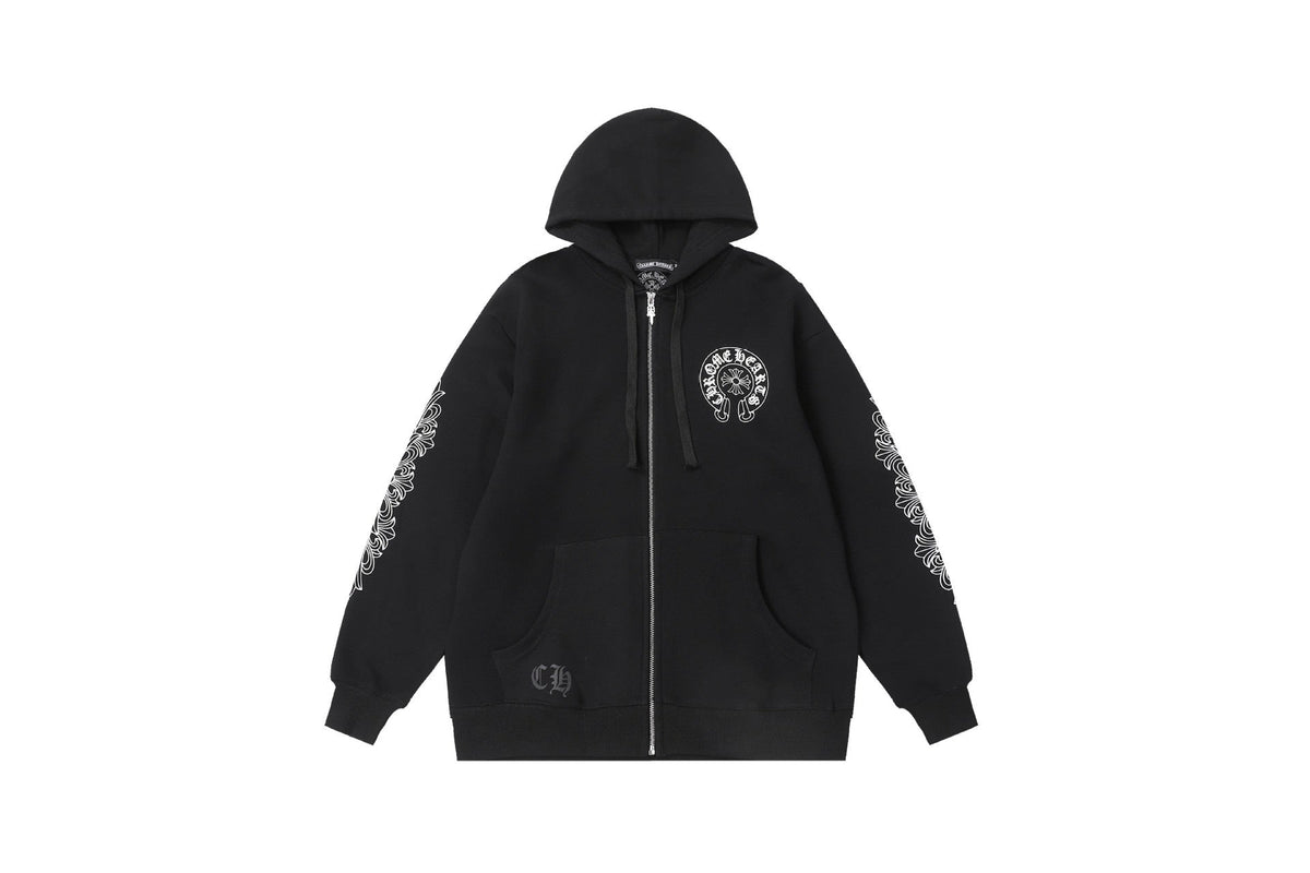 Chrome Hearts New Zip Up Hoodie 8515