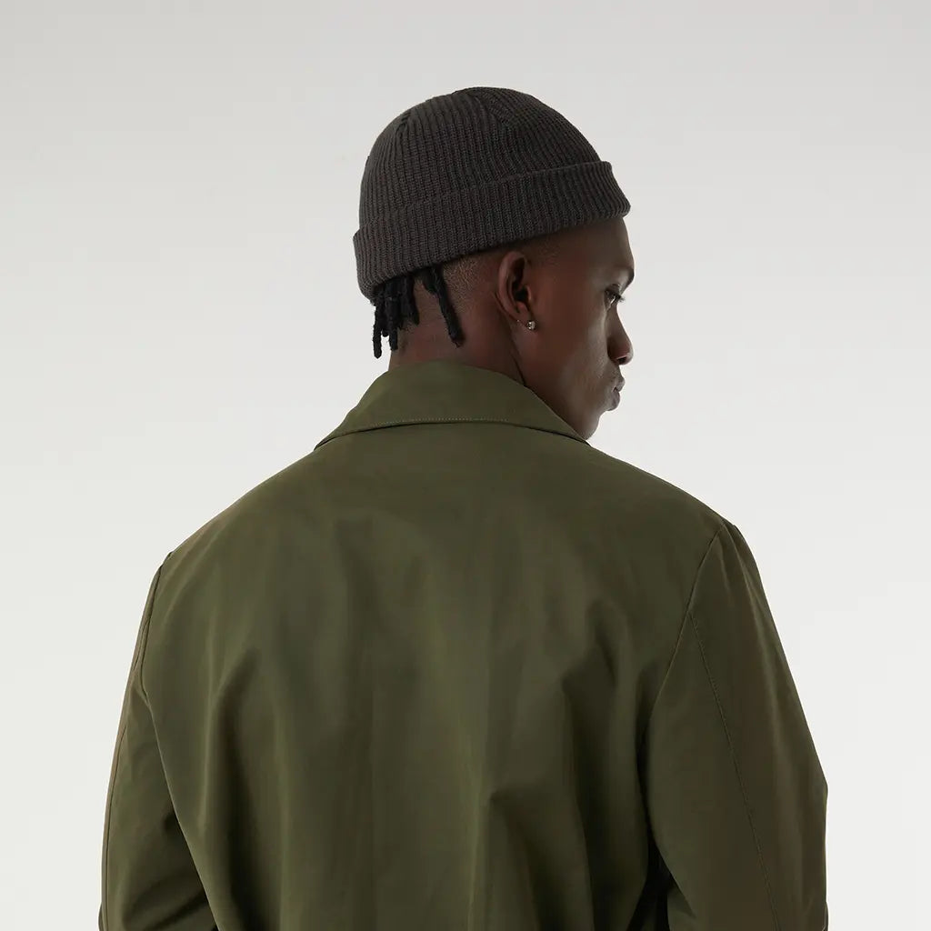 CHARCOAL FISHERMAN BEANIE