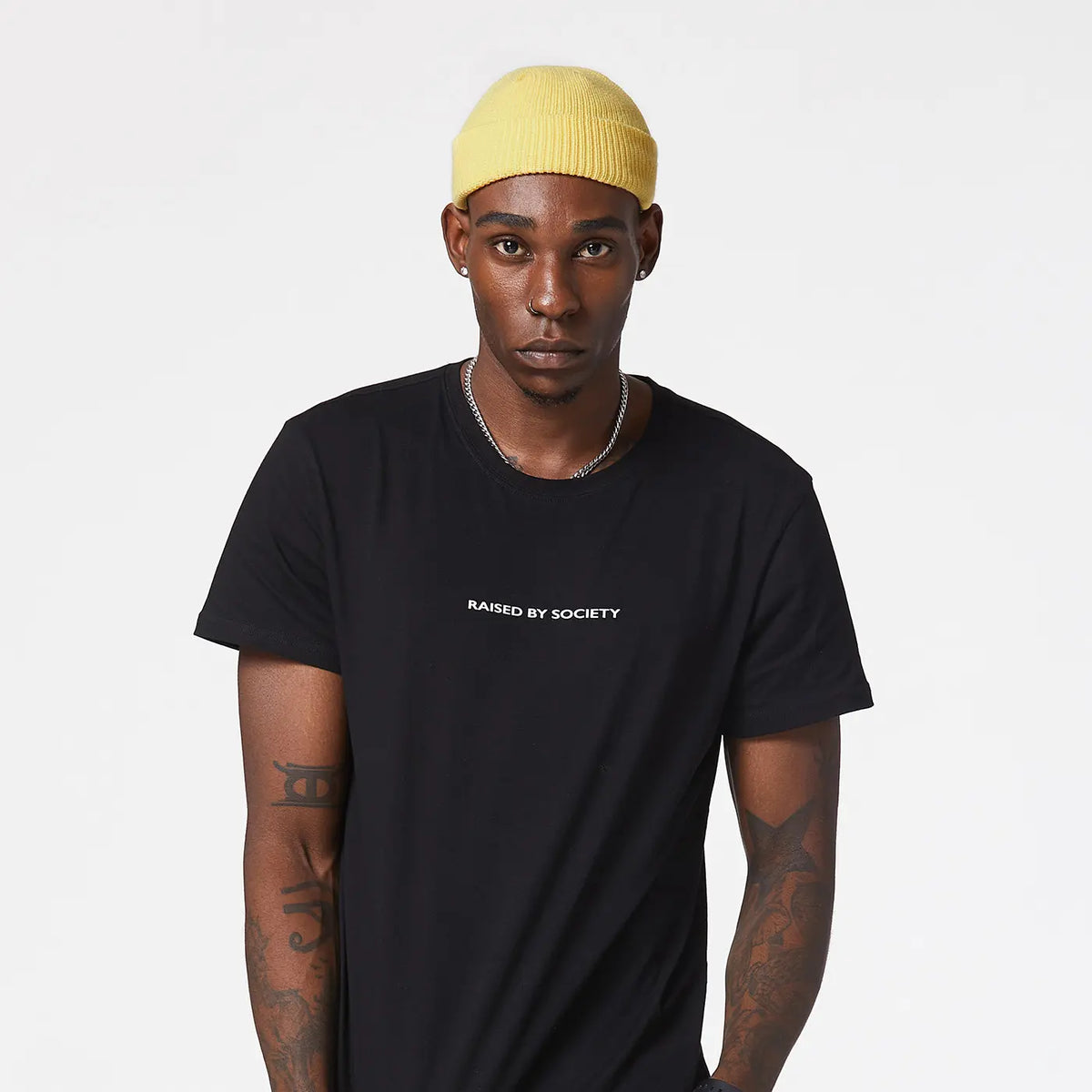 CREAM YELLOW FISHERMAN BEANIE