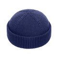 NAVY SHORT BEANIE
