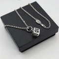Chrome Hearts hip-hop punk dice pendant