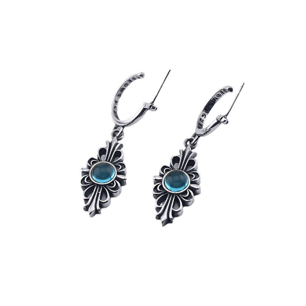 Chrome Hearts sapphire earrings
