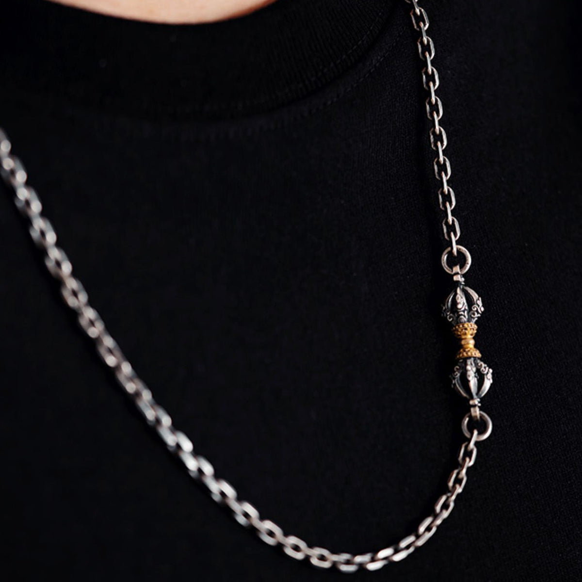 Chrome Hearts Vajra Pestle Necklace