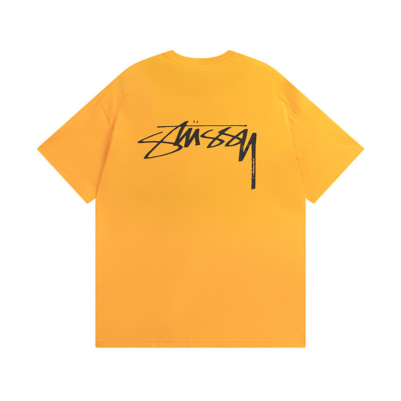 Stussy T Shirts Casual Loose Couple T Shirts