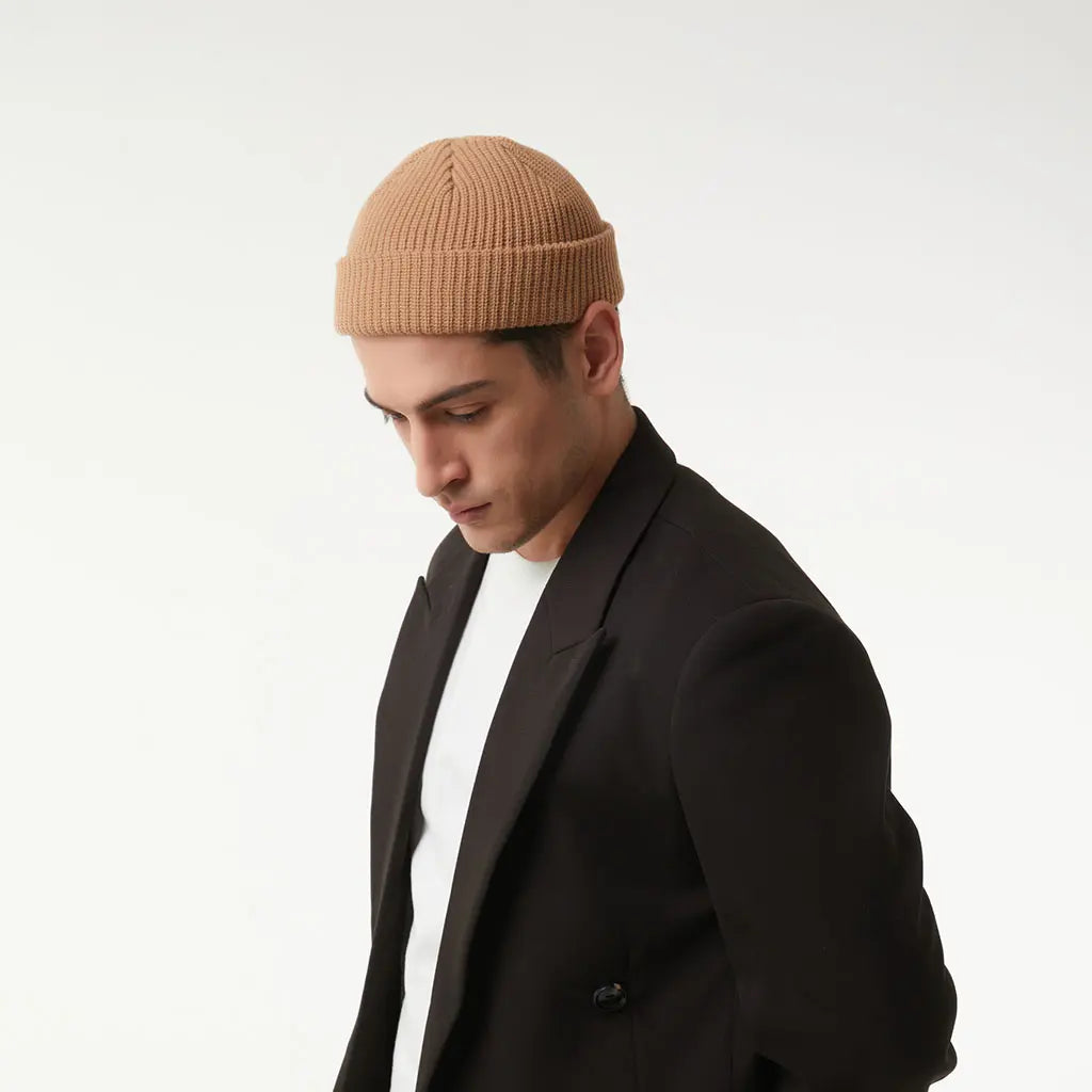 OAT BROWN FISHERMAN BEANIE