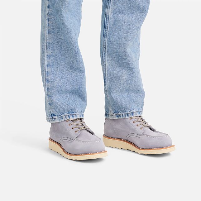Red Wing Women's Classic Moc Short Boot in Dusty Lavender Abilene Leather
