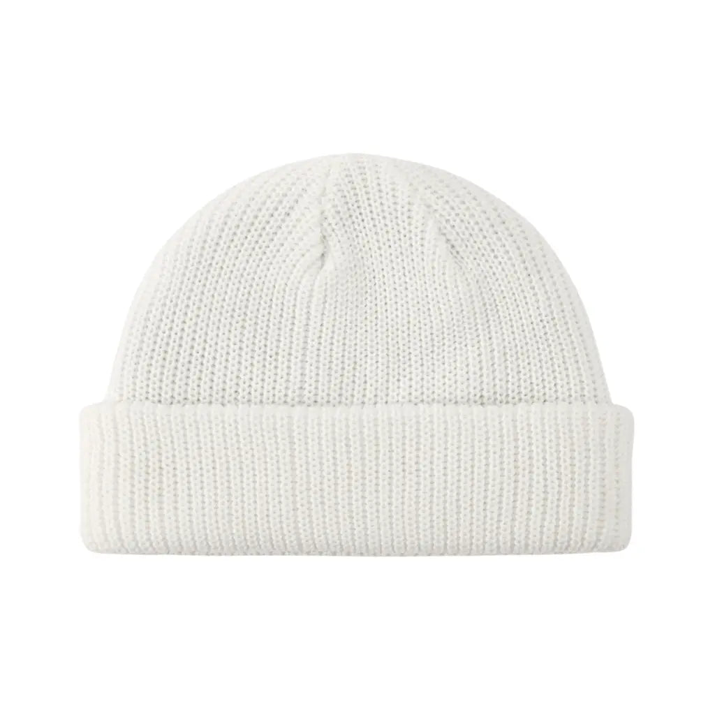 WHITE FISHERMAN BEANIE