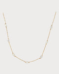 PERSEE Yellow Gold and Diamond 7-Stone Danae Necklace(Yellow Gold)