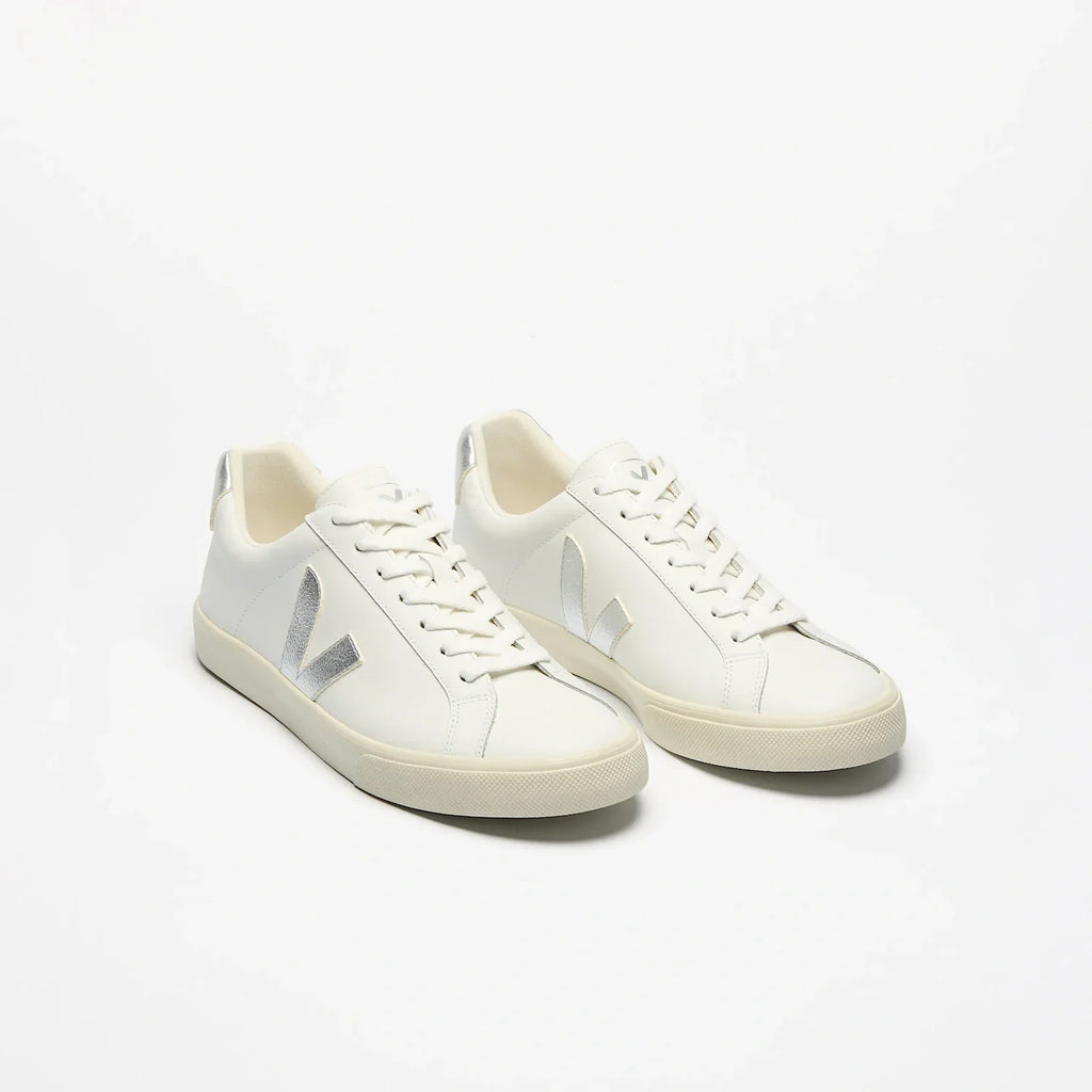 Veja Women's Esplar Leather in White Silver