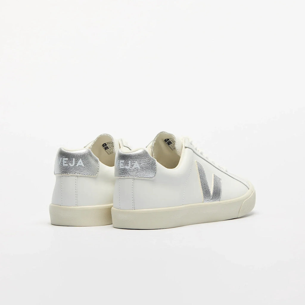 Veja Women's Esplar Leather in White Silver